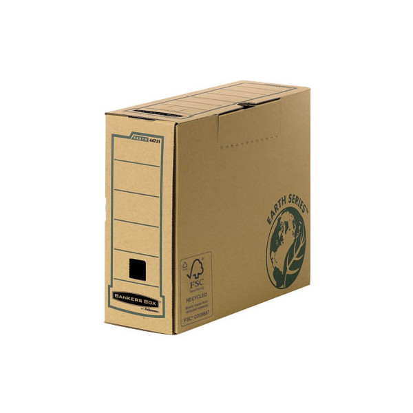 0043859707980 - Archivbox Bankers Box  Earth Series A4+ 4473102 A4 braun innen 97x33x25cm Karton 0043859707980 20 Stück