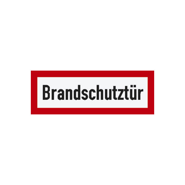 4022755004702 - Brandschutzaufkleber Schild Brandschutztür 297 cm x 105 cm Brandschutztür