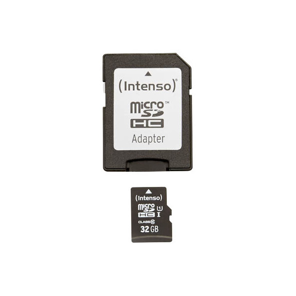 4034303019830 - Speicherkarte Premium 3423480 Micro-SDHC mit SD-Adapter Class 10 bis 90 MB s 32 GB 4034303019830 INTENSO