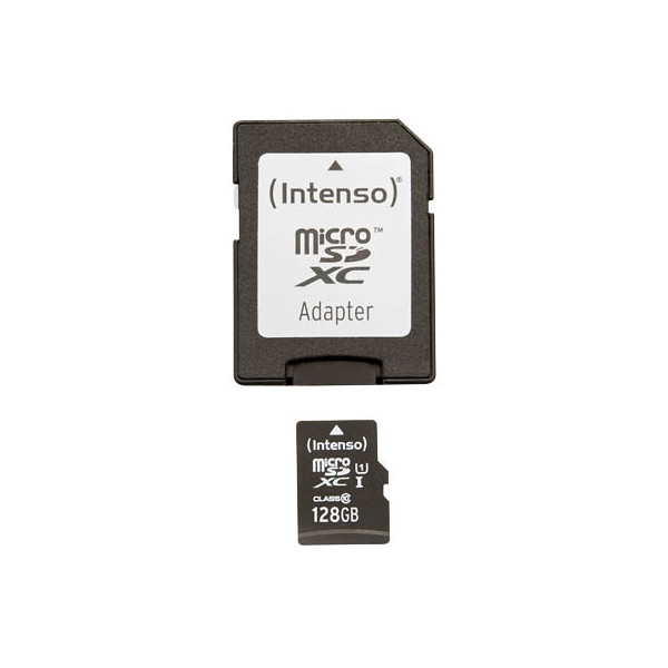 4034303019892 - Speicherkarte Premium 3423491 Micro-SDXC mit SD-Adapter Class 10 bis 90 MB s 128 GB 4034303019892 INTENSO