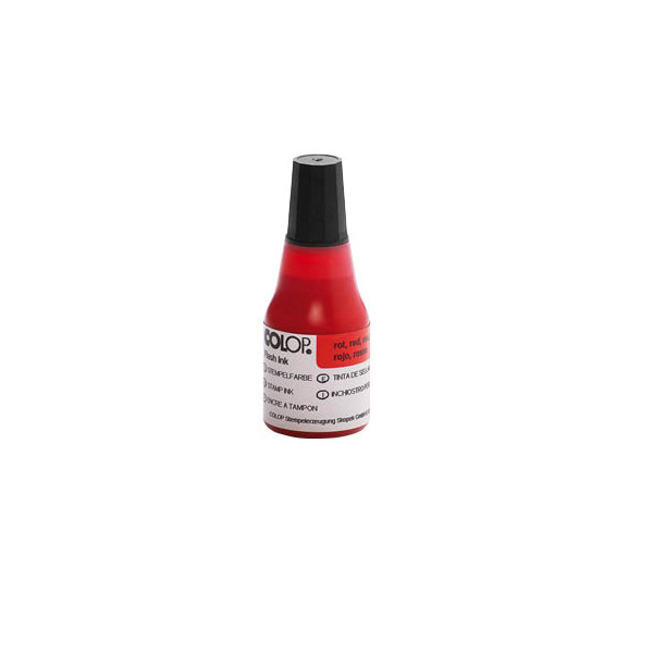 9004362493013 - Stempelfarbe CWEOSI25 mit Öl 25ml Flasche rot 25 Milliliter