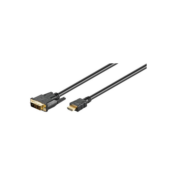 4040849515828 - goobay HDMI A DVI-D Kabel 50 m schwarz 1 St