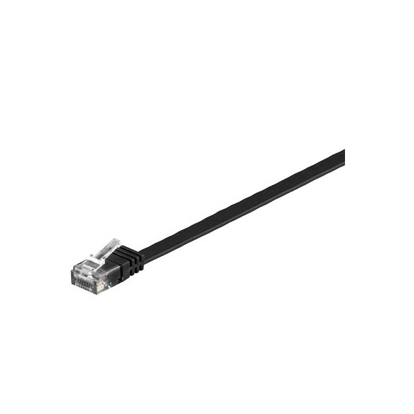 4040849953828 - goobay RJ-45 Netzwerkkabel 15 m schwarz bis zu 100 Gbit Sek bis zu 250 MHz 1 St