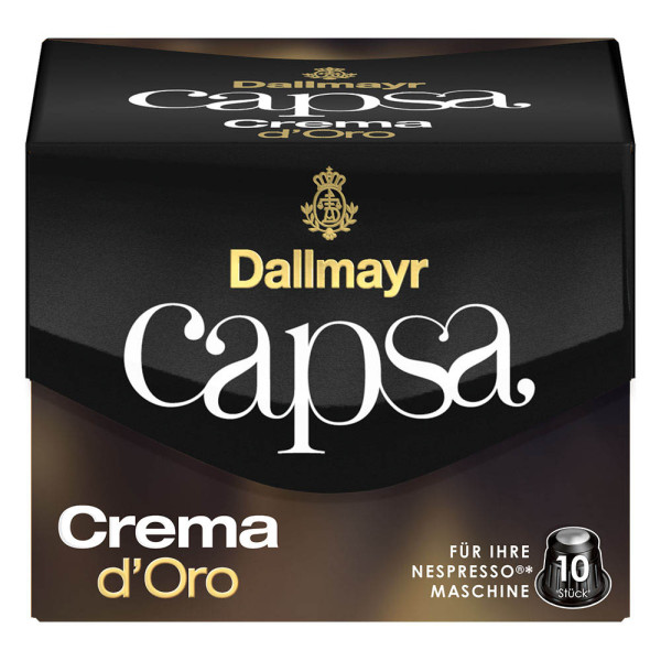 4008167011200 - Capsa Crema dOro Kaffeekapseln Arabicabohnen mild 10 Portionen