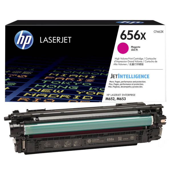 0889894325488 - 656X - Hohe Ergiebigkeit - Magenta - original - LaserJet - Tonerpatrone (CF463X) - für Color LaserJet Enterprise M652dn M652n M653dh M653dn M653x