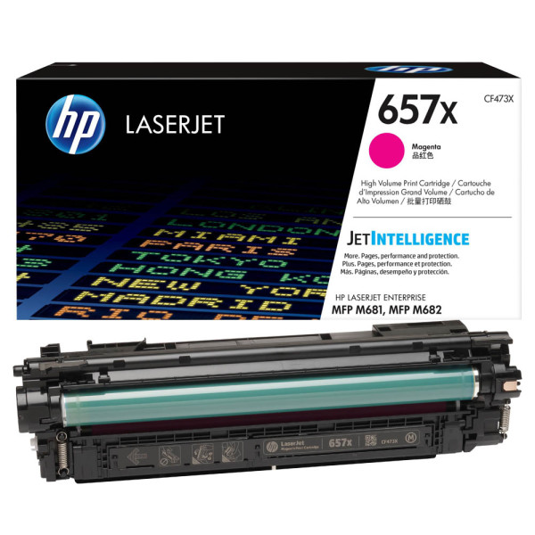 0889894325525 - 657X - Hohe Ergiebigkeit - Magenta - Original - LaserJet - Tonerpatrone (CF473X) - für LaserJet Enterprise MFP M681dh MFP M681f LaserJet Enterprise Flow MFP M681z MFP M682z (CF473X)