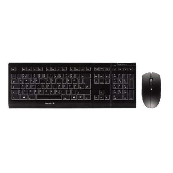 4025112086731 - Tastatur-Maus-Set BUNLIMITED 30 JD-0410DE-2 kabellos (USB-Funk) schwarz 4025112086731 Cherry