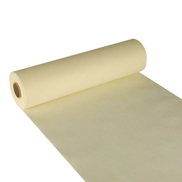 4002911939574 - Tischläufer stoffähnlich Vlies soft selection 24 m x 40 cm creme auf Rolle 84320 4002911939574 Papstar