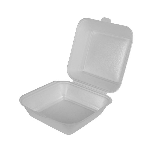 4002911998618 - Hamburger-Boxen mit Klappdeckeln EPS 11 cm x 20 cm x 20 cm weiß laminiert XXL 85290 4002911998618 85290 100 Stück