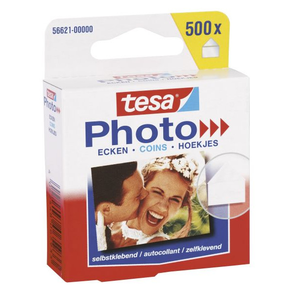 4042448065933 - tesa Fotoecken tesa Photo Ecken 500 St 17 mm  x 19 mm transparent