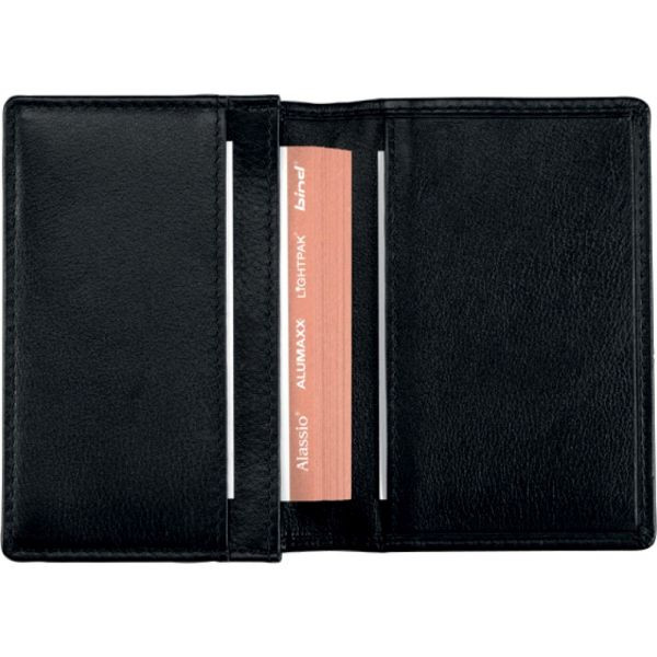 4021068420018 - 42001  11x7cm  Nappaleder Visitenkartenetui  schwarz 4021068420018 ALASSIO