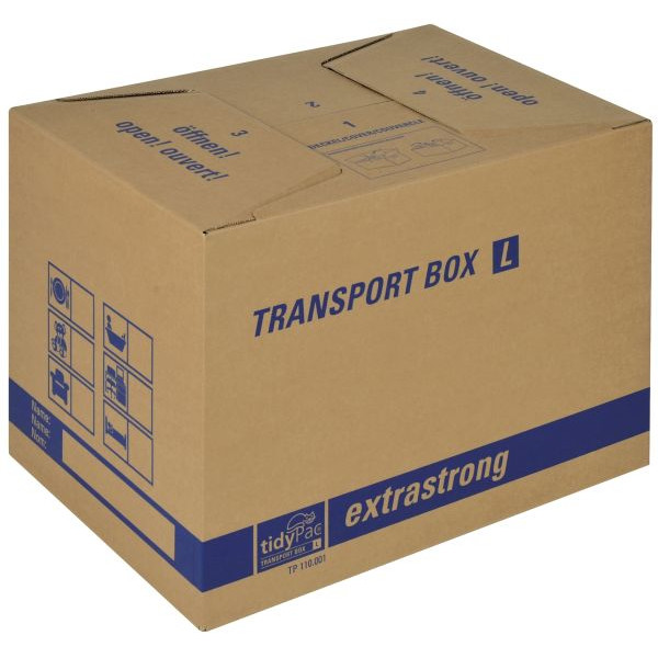 4033657000679 - 30000925 50x35x355cm Transportbox L braun 4033657000679 TidyPac