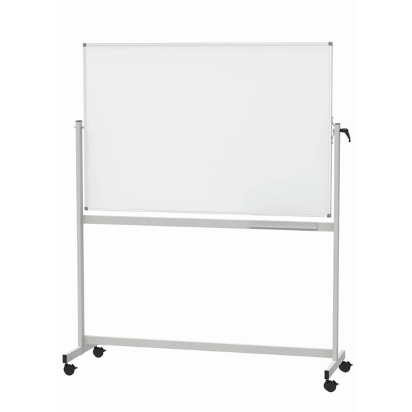 4002390067171 - Whiteboard MAULstandard Mobil 150 x 100cm emailliert Aluminiumrahmen drehbar beidseitig