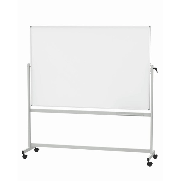 4002390067188 - Whiteboard MAULstandard Mobil 180 x 120cm emailliert Aluminiumrahmen drehbar beidseitig