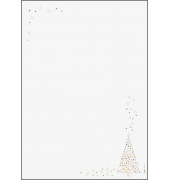 Motiv-Weihnachtsbriefpapier Golden Tree DP084 A4 90g 