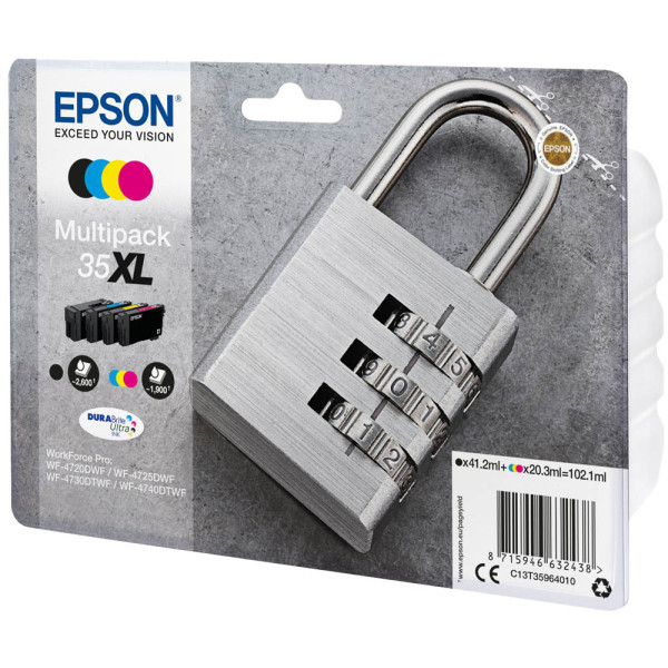 8715946632438 - AKTION EPSON 35XL   T3596XL  schwarz cyan magenta gelb Druckerpatronen 8er-Set  + GRATIS Aral Tankgutschein 15 €