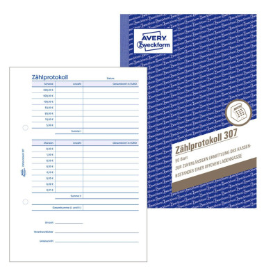 Formularbuch 307 Zählprotokoll 307