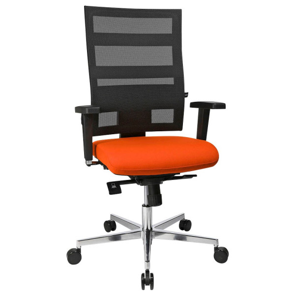 4014296528922 - Bürodrehstuhl Sitness X-Pander Plus mit Armlehnen orange SI959WGT340 4014296528922 Topstar