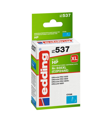 Druckerpatrone cyan ersetzt HP 935XL 18-537