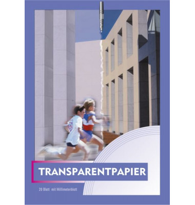 2613 70g Millimeterblatt Transparentpapierblock A3 20BL