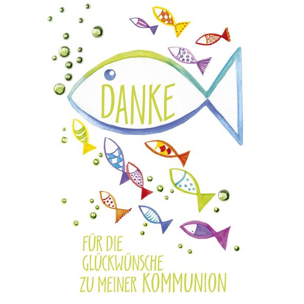 9004546396482 -  Danksagungskarte Kommunion inkl Umschlag 9004546396482 HEAD 12-3729 