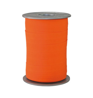 Geschenkband Ringelband Opak 3539-620 10mm x 200m matt orange