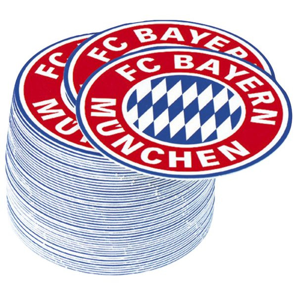 4045468275221 - Bierdeckel Emblem mit Logo 4045468275221 Fc Bayern 50 Stück