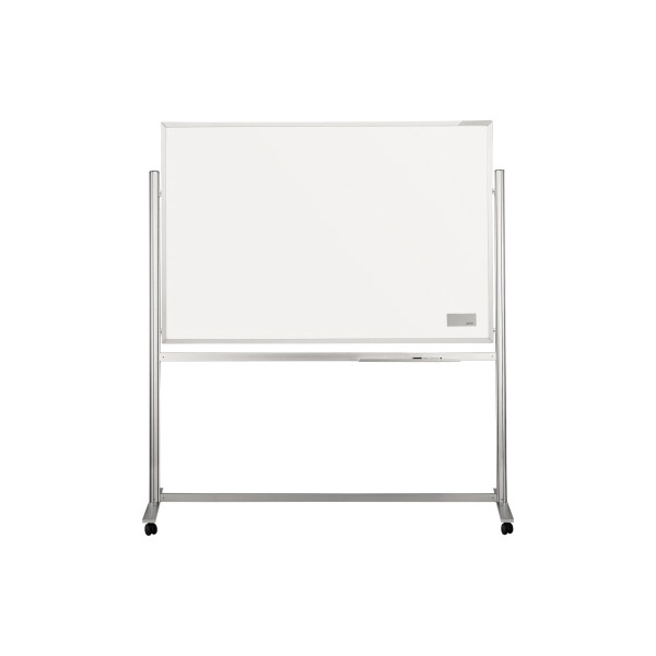 4013695003566 - Whiteboard ferroscript Mobil 150 x 100cm emailliert Aluminiumrahmen drehbar beidseitig