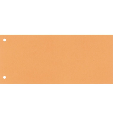 Trennstreifen 121220620 orange 160g gelocht 24x10,5cm 