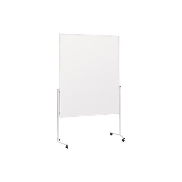 4013695033167 - Moderationstafel 2111100 120x150cm Karton + Karton (beidseitig) pinnbar mit Rollen weiß + weiß