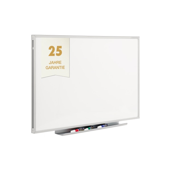 4013695003542 - Whiteboard ferroscript 150 x 100cm emailliert Aluminiumrahmen beidseitig