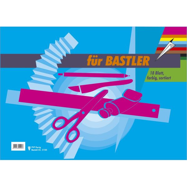 4019333031052 - 3105 A3 18BL Bastelmappe Buntpapier sort 4019333031052 3105