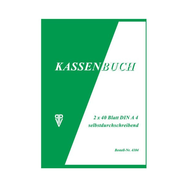 4019333041044 - 4104 Kassenbuch A4 2x40BL 4019333041044 4104