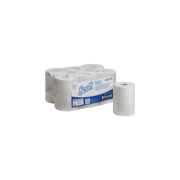 5033848038787 - Papierhandtuch Essential SLIMROLL 1lagig Rolle 198cmx190m weiß 5033848038787 6 Stück