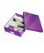 Aufbewahrungsbox Click & Store WOW 6058-00-62, 8 Liter mit Deckel, für A4, außen 370x280x100mm, Karton violett metallic