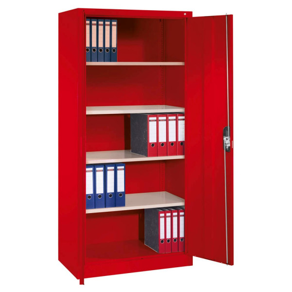 4050646364833 - CP Stahlschrank C 2000 Acurado 9280-000 S10430 feuerrot 930 x 500 x 1950 cm aufgebaut