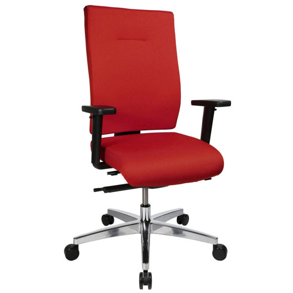 4014296559605 - Bürostuhl Sitness 70 PS79BH W51 Stoff rot Gestell alu