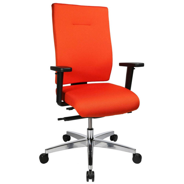 4014296559681 - Bürostuhl Sitness 70 PS79BH W54 Stoff orange Gestell alu