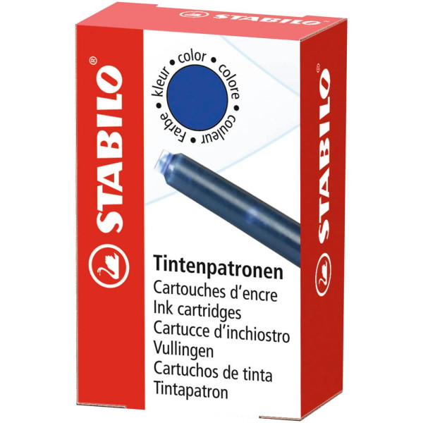 4006381484510 - STABILO Tintenpatronen für Füller STABILO Tintenpatronen 6 St königsblau