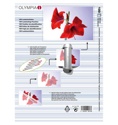 Laminierfolie Olympia DIN A4 125 micron  