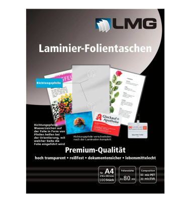 Laminierfolien glänzend für A4