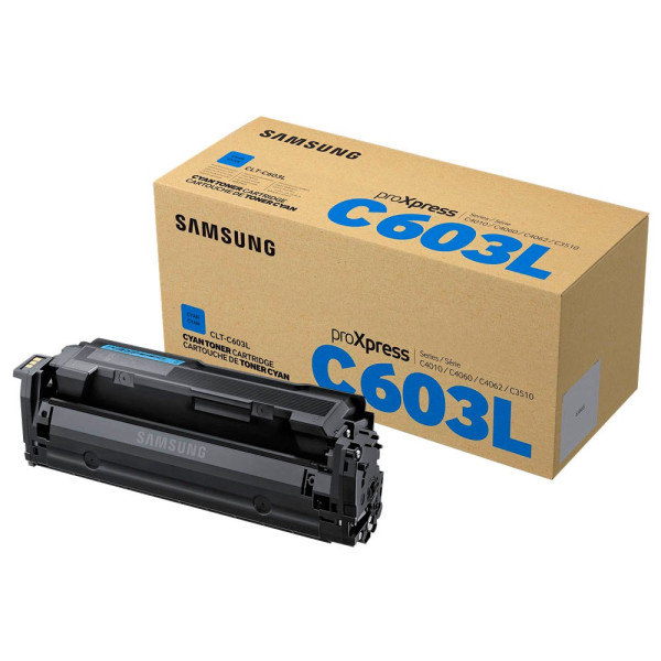 0191628452224 - Samsung Original CLT-C603L Toner Cyan 10000 Seiten (CLT-C603L ELS) für C4010ND C4060FX