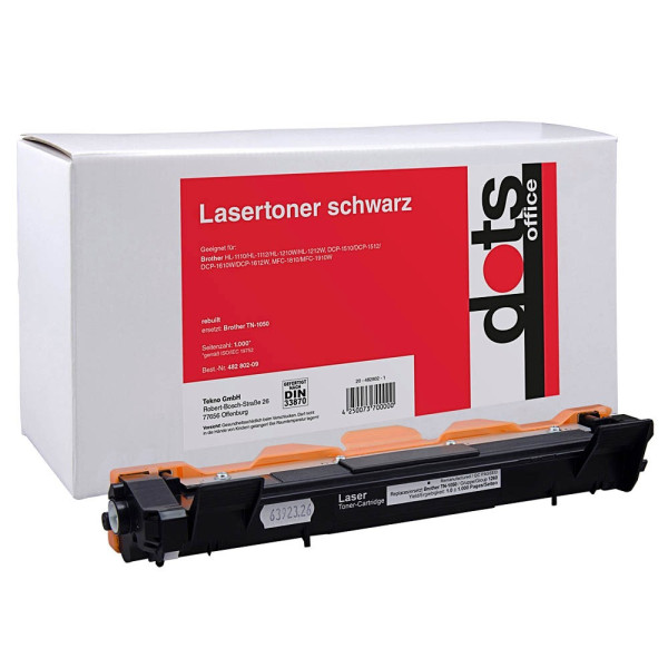 4250073731172 - Toner 12600000-DOTS kompatibel zu brother TN-1050 schwarz