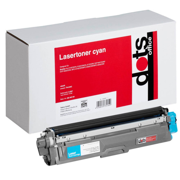 4250073731349 - Toner 12483003-DOTS kompatibel zu brother TN-246C cyan