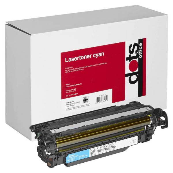 4250073731752 - Toner 12320003-DOTS kompatibel zu HP 507A cyan