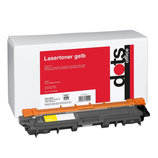 4250073731936 - Toner 12480009-DOTS kompatibel zu brother TN-242Y gelb 4250073731936 Dots