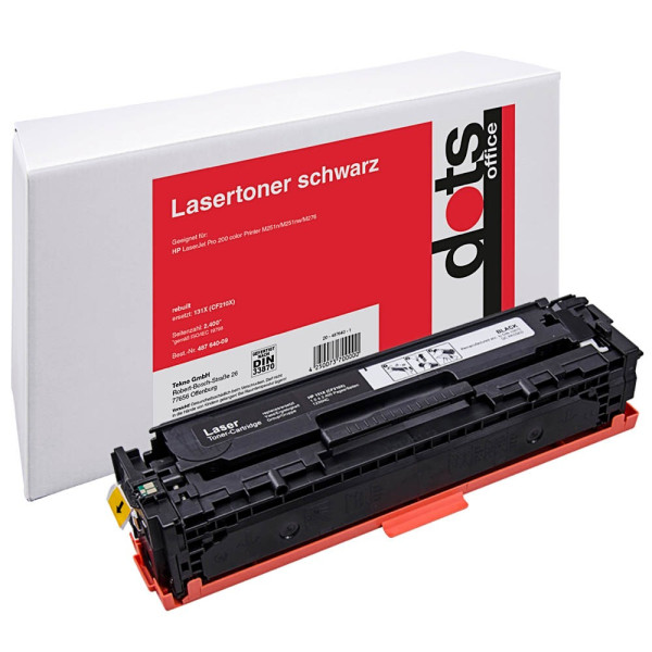 4250073731950 -  schwarz Toner kompatibel zu HP 131X  Canon  731H(CF210X   6273B002)