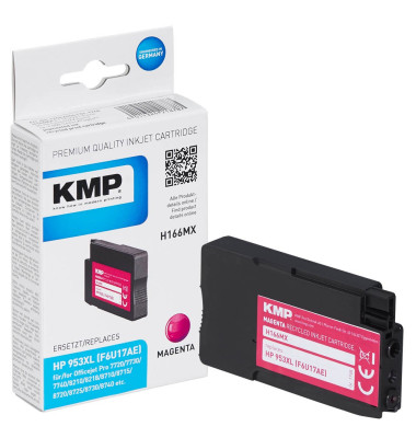 KMP H166MX magenta Tintenpatrone ersetzt HP 953XL