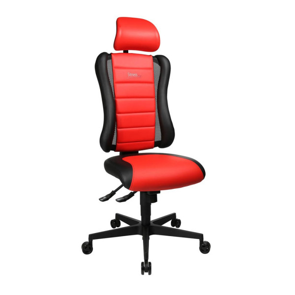 4014296629445 - Gaming Stuhl Sitness RS SR100 DA01X rot schwarz schwarz Kunstleder