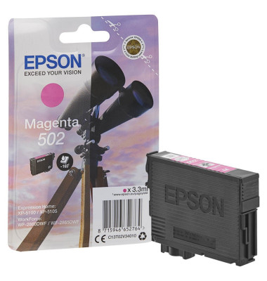 EPSON 502/T02V34 magenta Tintenpatrone